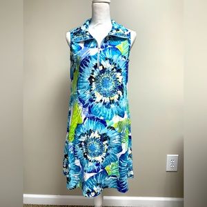 Colorful collared dress